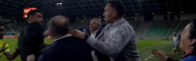 HAOS U FINALU KUPA: Napadnut bivši trener Crvene zvezde! (VIDEO)