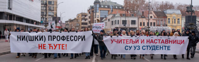 Slobodni univerzitet: Večeras u Nišu prikupljanje potpisa za raspisivanje vanrednih izbora