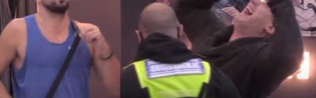 NECENZURISANI SNIMAK! Ovaj detalj SKANDALA Kristijana i Tomovića NIKO NIJE VIDEO - brutalno na NJEGA, VRISAK! Obezbeđenje nije bilo još tu (VIDEO)
