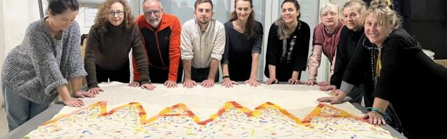 Vuneno ćebe umetnika za Dijanu Hrku