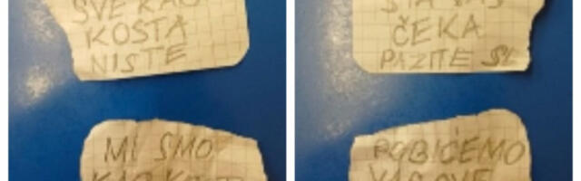 BLOKIRALI STE ŠKOLE, SAD VIDITE POSLEDICE Dete ostavilo drugovima poruke &quot;POBIĆEMO VAS SVE, PAZITE SE!&quot;