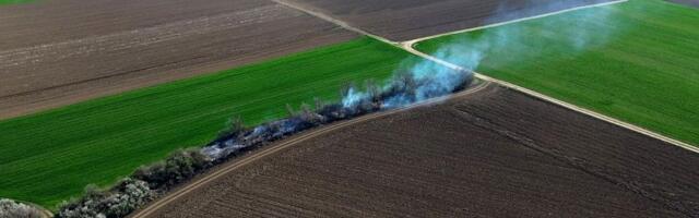 FOTO: Palili biljne ostatke u okolini Novog Sada i izazvali požare - dobili prekršajne prijave