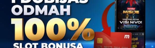100% bonusa na uplatu karticom? Moguće je!