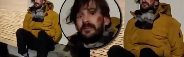 Ekskluzivan snimak: Blokader nasilnik s lisicama - Ovo je prvo rekao policiji nakon što je izbo čoveka u "Ćacilendu"