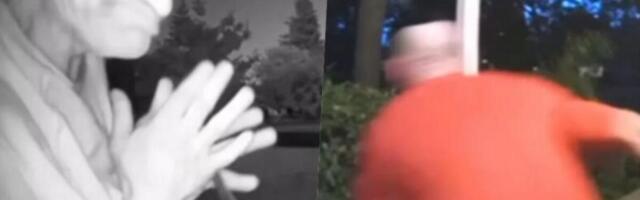 UZNEMIRUJUĆI SNIMAK! Muškarac sa NOŽEM lupao na vrata, ono što je uradio posle ledi krv! Kamere sve snimile (VIDEO)