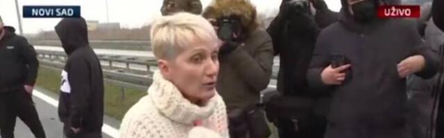 Nervozna žena koja vrišti na demonstrante u Novom Sadu postala viral jučerašnje blokade Srbije