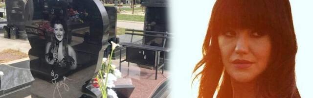Osam godina od ubistva pevačice na nasipu u Borči! Sveže cveće na grobu Jelene Marjanović (FOTO/VIDEO)