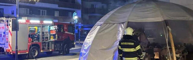 Zapalio se improvizovani spomenik žrtvama požara u Švajcarskoj