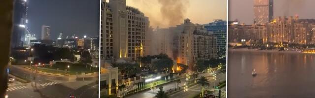 Gori čuveno veštačko ostrvo! Brutalan napad na Dubai: Projektili padaju po luksuznim vilama na Palm Džumejri
