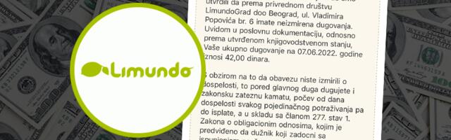 Limundo opominje: Dugovi sitni i stvarni, korisnici razočarani pristupom