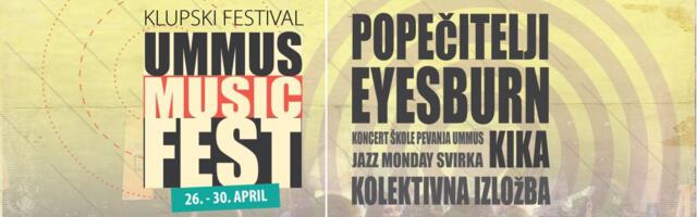Klupski festival – UMMUS MUSIC FEST od 26. do 30. aprila