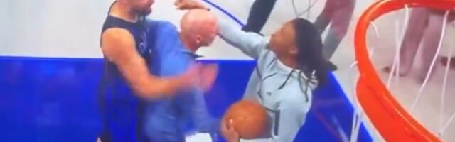 DA LI STE IKADA VIDELI KLEJA TOMPSONA OVAKVOG?! Umalo opšta tuča između njega i problematičnog rivala!