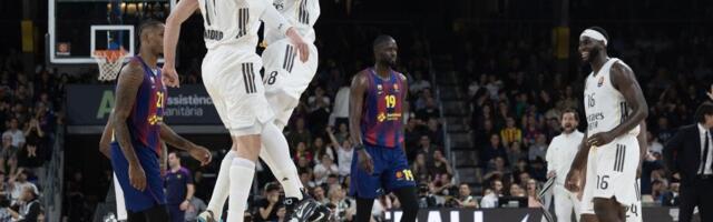Evroliga: Real „stotkom“ lako rešio košarkaški El Klasiko