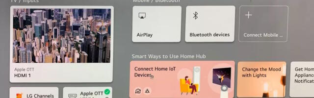 LG OLED televizori dobili novi pametni meni koji jako dobro radi