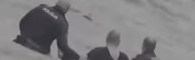 Reka Jala odnela policajca i osumnjičenog: Zbog begunca i političar uskočio (VIDEO)