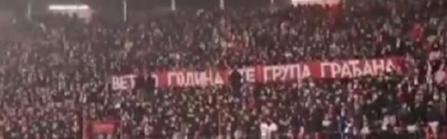 Ovo niste videli u prenosu: Delije čuvenom pesmom prozvale Firmaše na poluvremenu