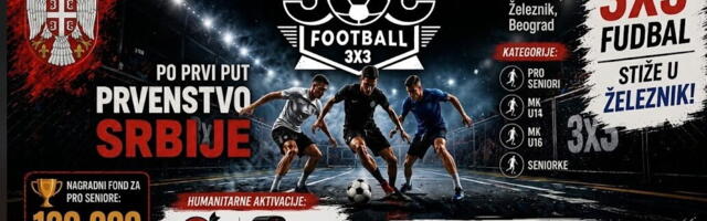 FUDBAL 3X3 PRVI PUT STIŽE U ŽELEZNIK: Sportski spektakl sa humanim srcem!