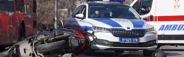 Teška saobraćajka u Šapcu: Oboren motociklista