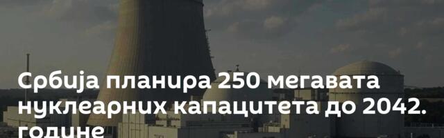 Србија планира 250 мегавата нуклеарних капацитета до 2042. године