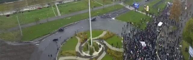 Još jedno brukanje: Šačica blokadera glumi protest - opet pokazali da su pukli (FOTO)