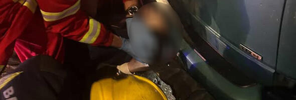 Vatrogasci spasili povređenu osobu iz udesa u centru Kragujevca