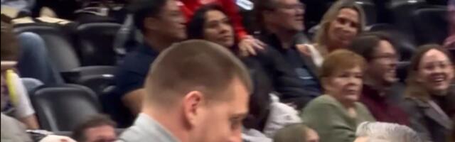 O čemu su pričali Nikola i Danica? Jokić u centru pažnje čak i kada ne igra! /VIDEO/