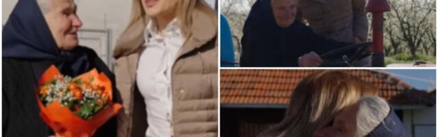"Gde su najvrednije ruke cele Srbije?" Divan susret ministarke Stamenkovski i bake Pavlike iz Topole: Posle razgovora vredna starica provozala traktor (VIDEO)