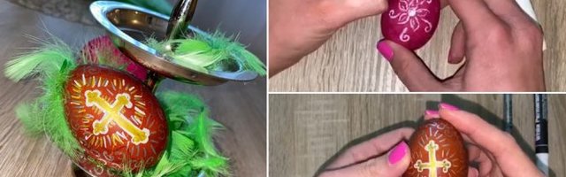 FARBALI SMO ZA VAS PRELEPA VASKRŠNJA JAJA! Dekupaž i lukovina će vas oduševiti! (TV IN)