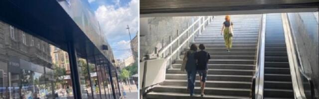 KAD PRE? Pokretne stepenice se već pokvarile (FOTO)
