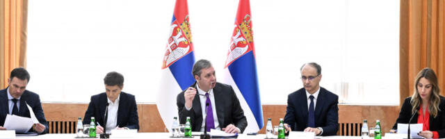 Седница Савета за националну безбедност, председава Александар Вучић