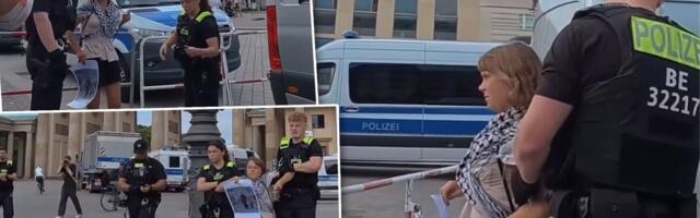 (VIDEO) Pogledajte šta joj rade! Greti Tunberg neće biti dobro posle ove akcije: Policija u Berlinu ovako postupa prema lažnim aktivistima