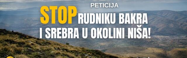 Apel za potpisivanje peticije: Zaustavimo rudnik bakra i srebra u okolini Niša!