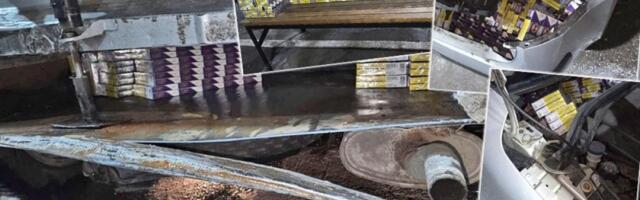 Sprečen šverc cigareta: Neće verovati gde je pokušao da sakrije paklice (FOTO)