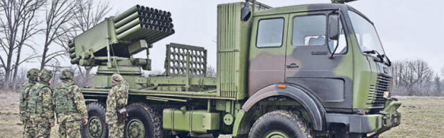 Обука на ракетним артиљеријским системима велике разорне моћи