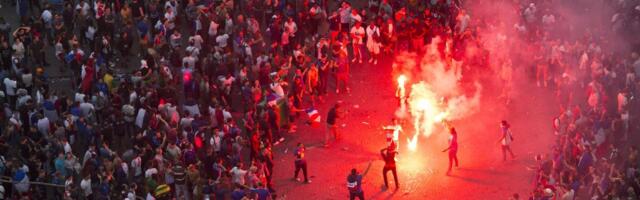 Francuska u rasulu nakon bolnog poraza! Tuča, vatra i stotine uhapšenih na ulicama Pariza (VIDEO)