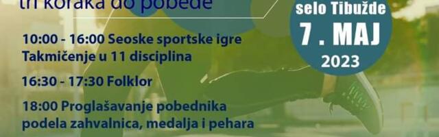 Seoske sportske igre u Tibuždu u nedelju 7. maja