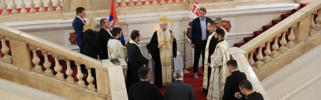 Osveštano zdanje Gradske kuće u Kragujevcu (FOTO)