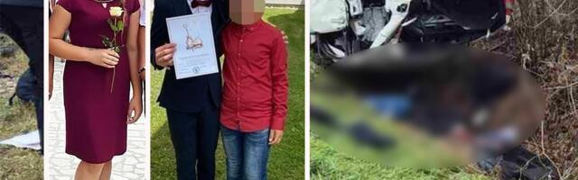 (FOTO) OVO SU SESTRA I BRAĆA KOJI SU STRADALI U TRAGEDIJI U BRČKOM - JEZIVE SLIKE SA LICA MESTA: Krenuli u školu pa sleteli u kanal, najavljen dan žalosti