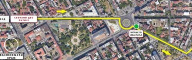 Ovo je put kojim će danas proći Spasovdanska litija: Na čelu prvi put Pojas Presvete Bogorodice (MAPA)