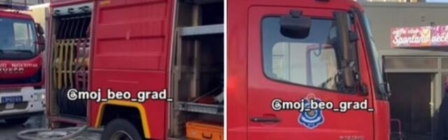 GORI POZNATA KAFANA U BEOGRADU! Sumnja se na OVO! (VIDEO)