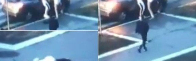 UZNEMIRUJUĆI SNIMAK BRUTALNOG NASILJA U BEOGRADU! Muškarac nared ulice pretukao devojku, ŠITIRAO JE U GLAVU I VUKAO POBETONU!