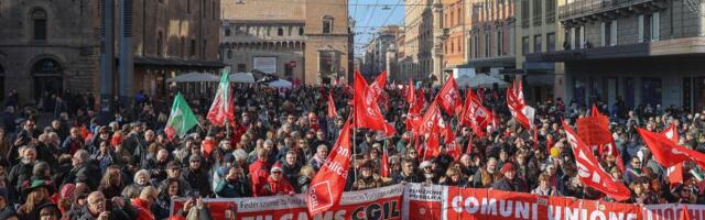 Stotine hiljada na ulicama širom Italije: Radnici, penzioneri i građani imaju zajednički cilj