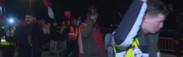 U koloni sa studentima i porodica Stanike Gligorijević
