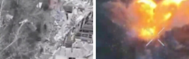 STRAVIČAN NAPAD NA UKRAJINSKU VOJSKU: Bomba od 3.000 kilograma sravnila zgradu sa zemljom (VIDEO)
