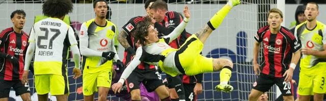 Totalna ludnica u Frankfurtu: Šest pogodaka, dva u nadoknadi i podela plena (VIDEO)