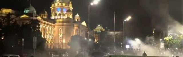 Peti dan protesta u Beogradu: Znatno manje demonstranata nego prethodnih dana