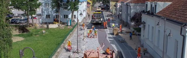 Rekonstruisana Ulica cara Dušana polako dobija konačan oblik, uskoro završetak radova (FOTO)