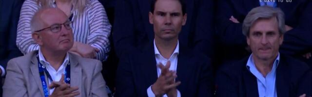 Veliki šampion u Melburnu: Rafael Nadal prati meč Đokovića i Alkarasa