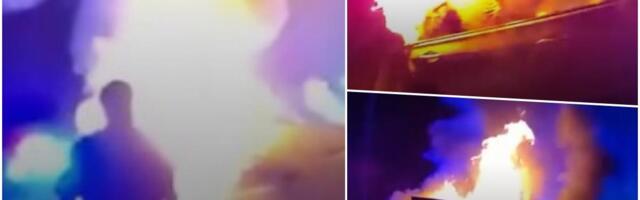 POLICAJAC REŠIDOVIĆ JE HEROJ DANA U AMERICI! Pogledajte kako je spasao ženu iz zapaljenog automobila dok joj GORI KOSA! (VIDEO)