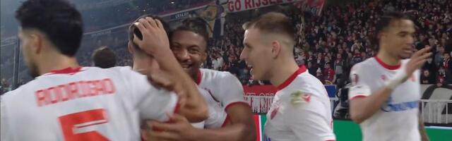 Učena šokirao golmana u Lilu: Zvezda vodi na poluvremenu!